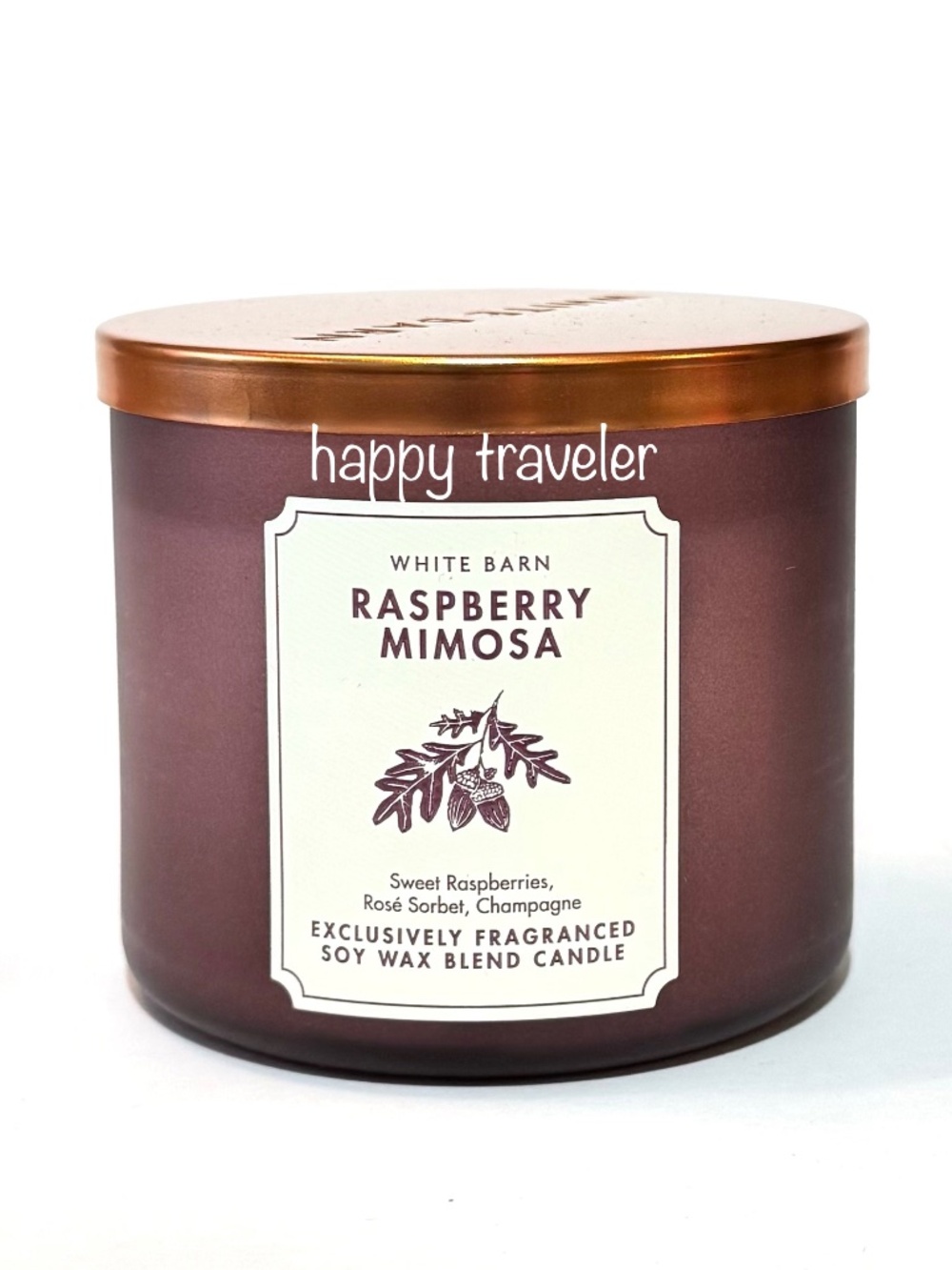 RASPBERRY MIMOSA 3 Wick Candle